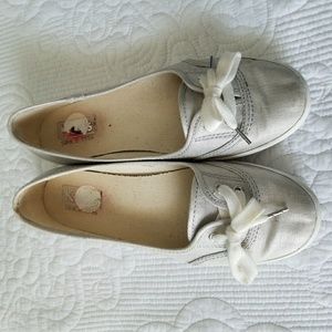 3/$20 Sale! Ked Silver Ballet Slipper Sneaker Sz 6